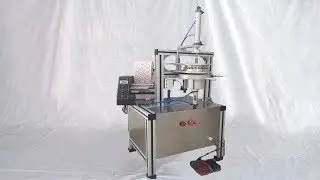 Semi automatic hotel soap pleat bath bombs wrapping machine manual wrapper M&aacute;quina de embalaje jab&oacute;n