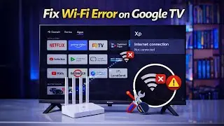 Fix Google TV WiFi & Internet Connection Issues | FIX Google TV Wi-Fi Errors