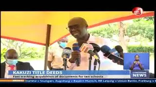 Murang&rsquo;a commissioner to fast track acquisition of title deeds for ten schools belonging to Kakuzi