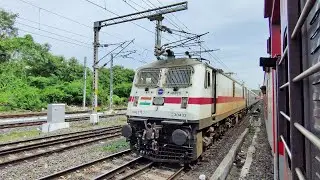 6 Hours Late Running 12658 SBC-MAS Mail Crossing 12829 MAS-BBS SF Express at MGR Chennai Central