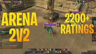 2200+ Arms Warrior / Resto Druid 2v2 Arena ft. Eaglepaws - WoW Shadowlands 9.1.5 Warrior PvP