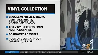 Brooklyn Public Library building vinyl collection