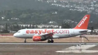 Easyjet Airbus 319 G-EZFC Take Off Malaga LEMG