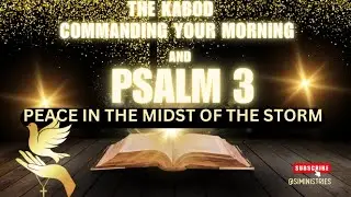 PSALM 3 ..PEACE IN THE MIDST OF THE STORM . COMMANDING YOUR MORNING