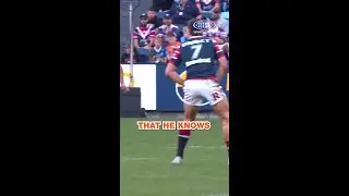Benji is a BIG fan of his new halfback. 🔥 #9WWOS #NRL