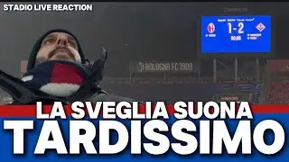 BOLOGNA FIORENTINA 1-2 STADIO LIVE REACTION || DELUSIONE AL DALL’ARA || SPENTI E SENZA FAME