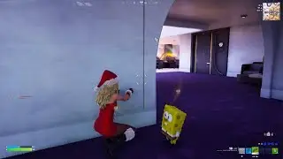 Ganando con la skin de Santabrina Fortnite_2025
