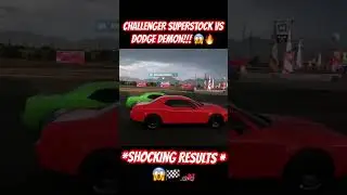 CHALLENGER SUPER-STOCK VS DODGE DEMON!!!!🔥😱 *SHOCKING RESULTS* #forza #gaming #dodgemusclecars