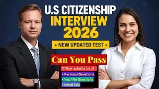 Practice N-400 US Citizenship Interview 2026 & Oath Ceremony - N400 Naturalization Interview #uscis