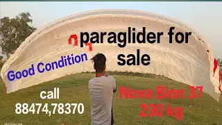 paramotor paraglider for sale in india || paragliding wing for sale in Punjab|| Nova Bion 37 230 kg
