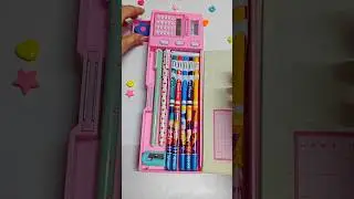 Amazing jumbo stationery filling 90's pencil case