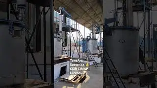 Demonstration distillation unit CSIR CIMAP Lucknow Kisan Mela Jan2025 #india #vlog #science #market