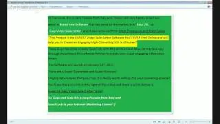 [Easy VSL] by Mark Thompson I Review and Explain how it works