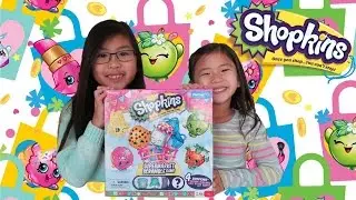 Shopkins Supermarket Scramble Board Game Unboxing
