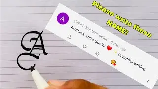 Comment your favourite name! Atif writing