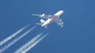 İstanbul Dubai seferini yapan Emirates A380 Ankara semalarında  ##emirates #airbusa380 #nikonp1000 