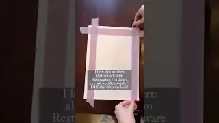 ✨ DIY Dupe Art! ✨ This is a quick and easy one - I have a biiig blank wall and loved the RH modern
