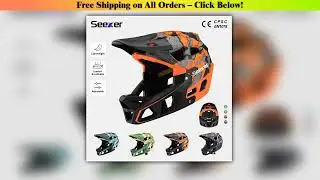 Seeker MTB adult Helmet Outdoor Off-road Helmet Racing Downhill Men Women Camouflage Full Helmet