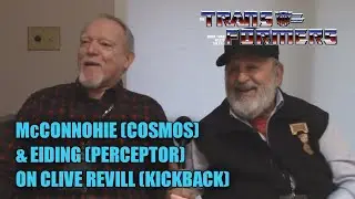 Transformers G1 Clive Revill with Voice Actors Michael McConnohie (Cosmos) & Paul Eiding (Perceptor)