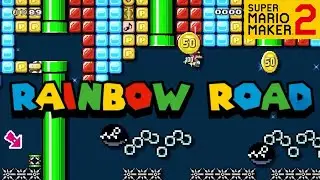 ♪ Mario Kart 64: Rainbow Road ♪ (Super Mario Maker 2)