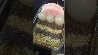 Passion fruit jelly made from agar powder