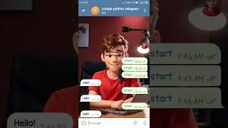 Simple Python Telegram Bot.