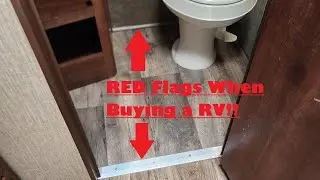 Red flags when buying a used RV or travel trailer..
