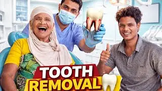 AAJ DOCTOR NE DADI KA DANT🦷NIKAL DIYA😍#youtube#toothremoval#viralvlog#1millionviews