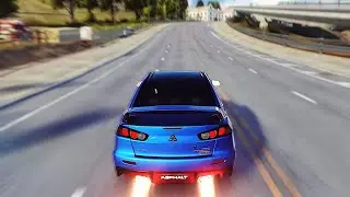 TOP Speed 155MPH Mitsubishi Lancer Evolution | Asphalt Legends PC Gameplay (no commentary)