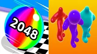 Ball run 2048 vs Blob Runner 3D - Huge Transformation part 1 