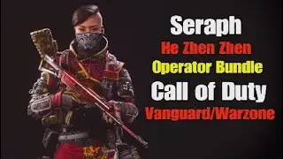 *NEW* HE ZHEN ZHEN Seraph Operator Bundle - (Gold Tracer Pack) - CoD Vanguard & Warzone - PS5