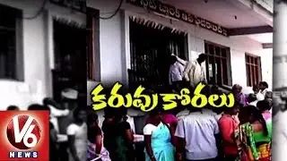 Farmers in concern with Officials Negligence on report of Drought Mandals | Karimnagar