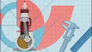Designing a 2-Stroke Engine, CAD 3D