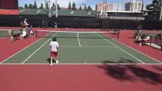 03 14 2015 Wang (USC) Vs Sell (UCLA) #4 men's singles 2 of 2 4K