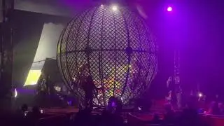 Motorbike act at the circus