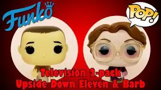 Stranger Things Upside Down Eleven & Barb Funko Pop 2-pack unboxing (Television) ECCC exclusive