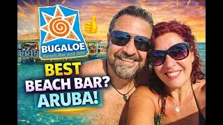 Пляжный бар Bugaloe, Аруба 🇦🇼 | Напитки, еда и счастливый час на пирсе Палм-Бич #аруба #одинсчаст...
