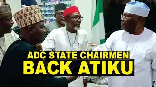Atiku, ADC Gradually Coming Out As State Chairmen Declare No Zoning Of Presidential Ticket
