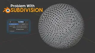 Problem with Subdivision in Blender | Blender Problem solve.