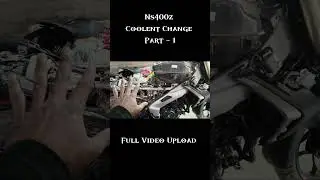 Ns400z Coolent Change Home Service Part 1 #service #coolent #bajaj #india #shorts