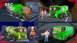 Compilation There's Horror Secret Place Green Truck Eater Haunted Yuta Mio 😱 SAKURA SCHOOL SIMULATOR