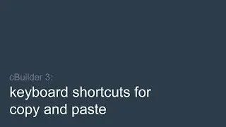 Keyboard Shortcut For Copy And Paste