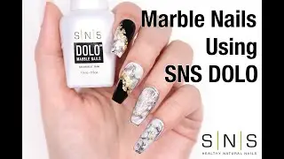 SNS Marble Nail Tutorial using Dazl and DOLO