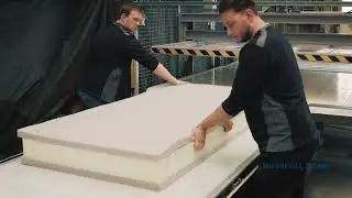 Automatic Airless Spray for Spring Mattress Production | WAKOL INTERCOLL D 3480 in Action