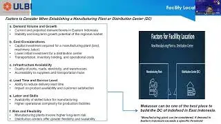 Case Study :  Supply Chain Network Design of PT Indofood Sukses Makmur