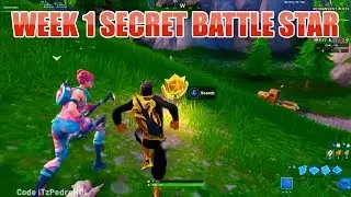 FORTNITE WEEK 1 SECRET BATTLE STAR LOCATION