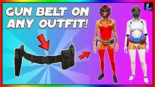 *RARE* GUN BELT ON ANY FEMALE MODDED OUTFIT Glitch After Patch 1.64! (GTA 5 Online GUN BELT GLITCH)