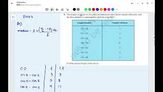Class 10 Maths | Chapter 13: Statistics | NCERT Exercise 13.3 Q4| By Sanjay Sir
