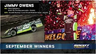 Rocket Chassis Winners - September 2018