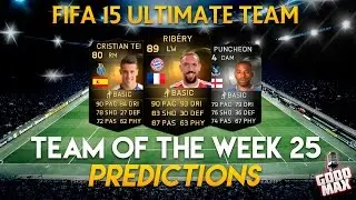 TOTW 25 PREDICTIONS
